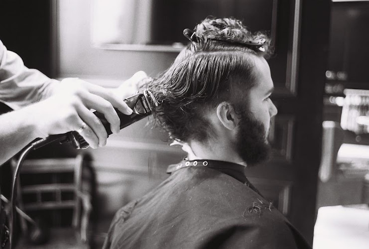 The Barber at Hubbard Clothing